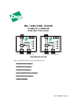 Digi MIL-1240LX Installation Manual предпросмотр