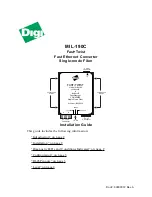 Preview for 1 page of Digi MIL-190C Installation Manual