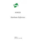 Предварительный просмотр 1 страницы Digi NS9215 Hardware Reference Manual