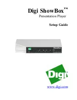 Digi ShowBox CP-DIS-M22-SB Setup Manual preview