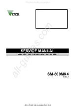 Preview for 1 page of Digi SM-500MK4 Service Manual