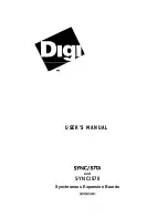 Preview for 1 page of Digi SYNC/570 User Manual