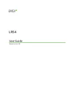 Digi TransPort LR54 User Manual preview