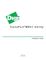 Digi TransPort WR41 Installation Manual preview