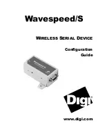 Digi Wavespeed S Configuration Manual preview