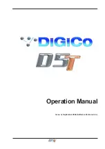 digico D5T Operation Manual preview