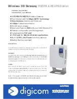 Preview for 1 page of Digicom 3G SOHO 8D5634 Brochure & Specs