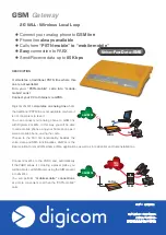 Preview for 1 page of Digicom GSM 2G WLL Technical Features