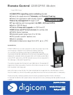 Preview for 1 page of Digicom Pocket GPRS Power Brochure