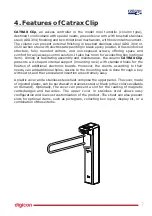 Предварительный просмотр 7 страницы digicon Catrax clip Product Manual