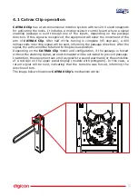 Предварительный просмотр 8 страницы digicon Catrax clip Product Manual