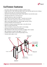 Preview for 11 page of digicon dTower Product Manual