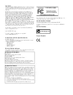 Preview for 2 page of DigiDesign FWx FireWire
Record/Playback Option
Card Manual