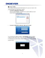 Предварительный просмотр 8 страницы Digiever DS-4005 Quick Installation Manual