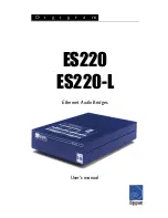 Preview for 1 page of Digigram EtherSound ES220 User Manual