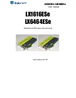 Digigram LX1616ESe User Manual preview