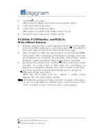 Preview for 8 page of Digigram PCX22e User Manual