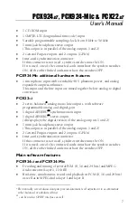 Preview for 7 page of Digigram PCX22v2 User Manual