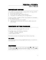 Preview for 5 page of Digigram PCX881e User Manual