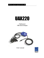 Digigram UAX220 User Manual preview