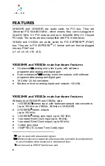 Preview for 8 page of Digigram VX820e User Manual