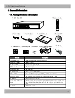 Предварительный просмотр 5 страницы Digiguard H.264 Digital video recorder -4/8/16 channel models User Manual