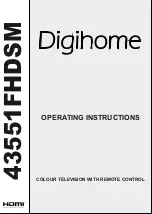 Digihome 43551FHDSM Operating Instructions Manual preview