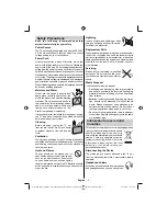 Preview for 4 page of Digihome LCD32914FHD SaorView Operating Instructions Manual