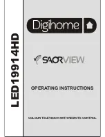 Digihome LED19914HD Operating Instructions Manual preview