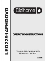 Digihome LED22914FHDVD Operating Instructions Manual preview