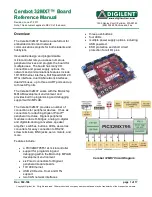 Digilent Cerebot 32MX7 Reference Manual предпросмотр