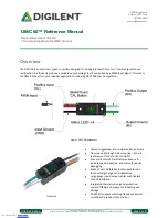 Предварительный просмотр 1 страницы Digilent DMC 60 Reference Manual