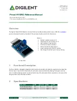 Digilent Pmod HYGRO Reference Manual preview