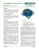 Preview for 1 page of Digilent PmodGYRO2 Reference Manual