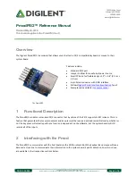 Digilent PmodPS/2 Reference Manual preview