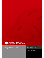 DIGILION JoyOne User Manual предпросмотр