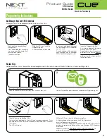 Предварительный просмотр 3 страницы Digilock Next Cue Product Manual