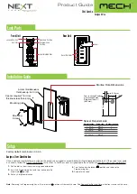 Digilock Next Mech Product Manual preview