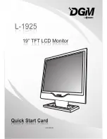 Digimate L-1925 Quick Start Card preview