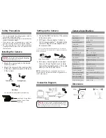 Preview for 2 page of Digimerge DBB33TL Series Quick Start Manual