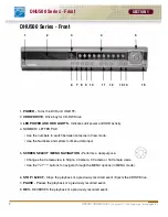 Предварительный просмотр 8 страницы Digimerge DHU500 Operator'S Manual