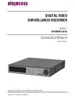 Предварительный просмотр 1 страницы Digimerge DHU500R Series Instruction Manual