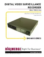 Digimerge DHU600 Series Instruction Manual preview