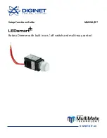 Preview for 1 page of Diginet LEDsmart+ MMDM RT Manual