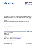 Preview for 8 page of Diginet RAPIX DGOZ-LLS-M Installation Manual