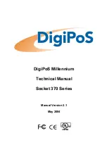 Предварительный просмотр 1 страницы DigiPos Millennium Socket 370 Series Technical Manual