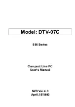 DigiPos Retail Blade DTV-07C User Manual preview