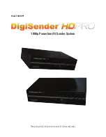 DigiSender DGHDP1 Instruction Manual предпросмотр