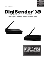 DigiSender DGXDSDV111 Installation And Troubleshooting Manual предпросмотр