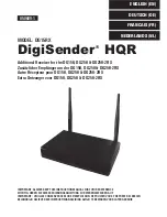 Preview for 1 page of DigiSender HQR DG15RX Instruction Manual